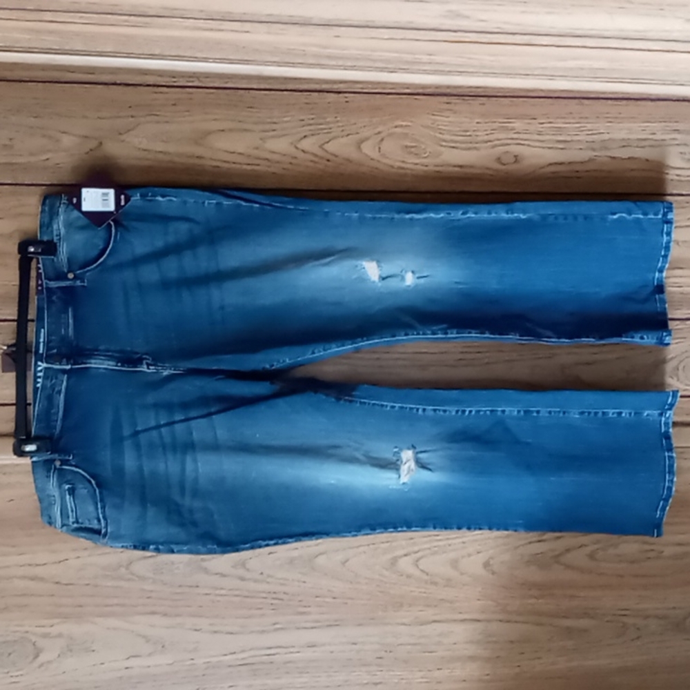 Ava & viv skinny bootcut medium denim wash jeans women's size 26W NWT